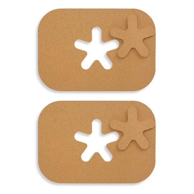 Sebastian Conran 2-piece cork placemat and coaster set - British product