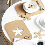 Sebastian Conran 2-piece cork placemat and coaster set - British product