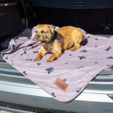 Paws For Slumber waterproof grey pet blanket medium (British brand)
