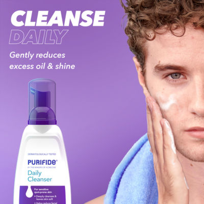 PURIFIDE foaming cleanser with liquorice root and zinc 236ml - British product