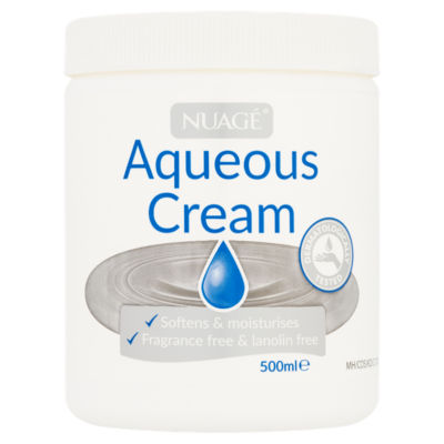 ASDA Nuage Aqueous Cream Moisturising Cream 500ml- Buy online at McGrocer