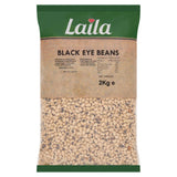 Laila Black Eye Beans Dry Beans Net Weight 2kg , UK version