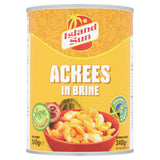Island Sun ackees in brine 540g, imported from the UK