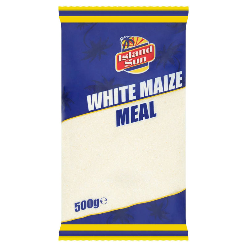 Island Sun white maize meal 500g, imported from the UK