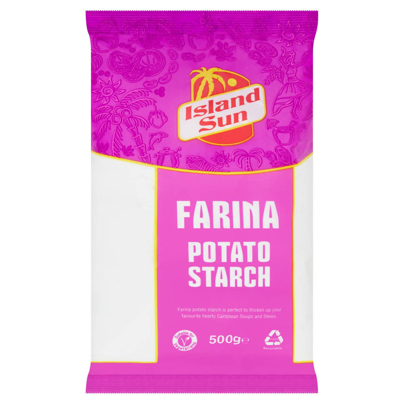 Island Sun potato starch 500g, imported from the UK