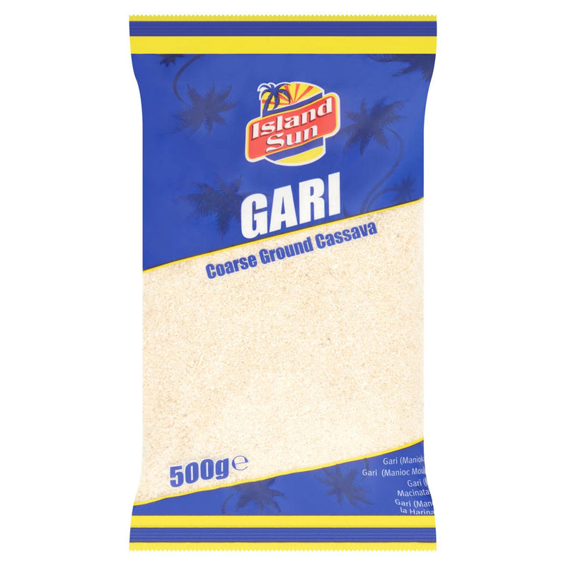 Island Sun gari coarse ground 500g, UK version