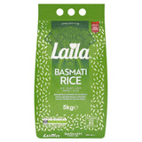 Laila 100% Pure Basmati Rice 5kg White Grain, UK version