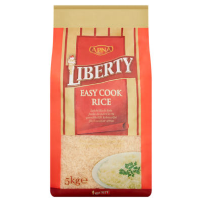 Apana Liberty Easy Cook Rice 5kg - British product