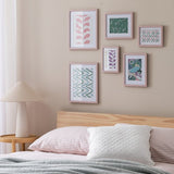 Habitat pink picture frames set of 6 mixed sizes - British product