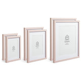 Habitat pink picture frames set of 6 mixed sizes - British product
