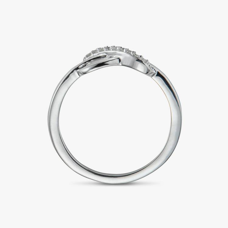 Revere diamond studded infinity ring medium, imported from the UK