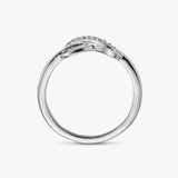 Revere diamond studded infinity ring medium, imported from the UK