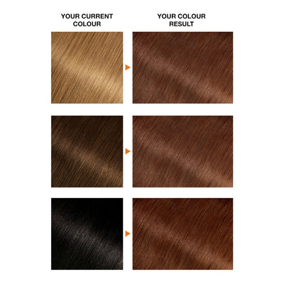 ASDA Garnier Belle Color 5.5 Natural Light Auburn Permanent Hair Dye- Buy online at McGrocer