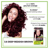 Garnier Nutrisse hair dye deep reddish brown, UK version