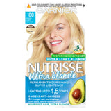 ASDA Garnier Nutrisse Ultra Blonde Hair Dye 100 Extra Light Blonde Permanent- Buy online at McGrocer