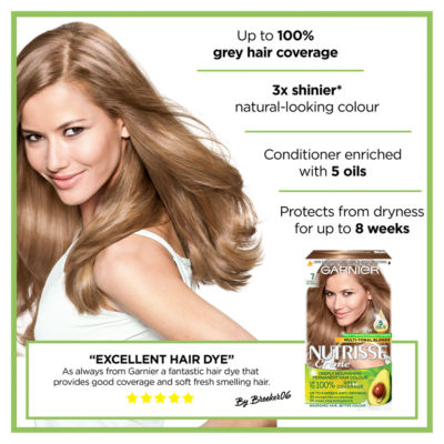 Garnier Nutrisse hair dye dark blonde shade 7, UK version