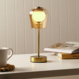 Argos Hestia LED Rechargeable Touch Table Lamp - Bronze- Buy online at McGrocer