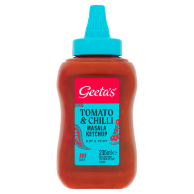 Geeta's Tomato & Chilli Masala ketchup 235ml - British product