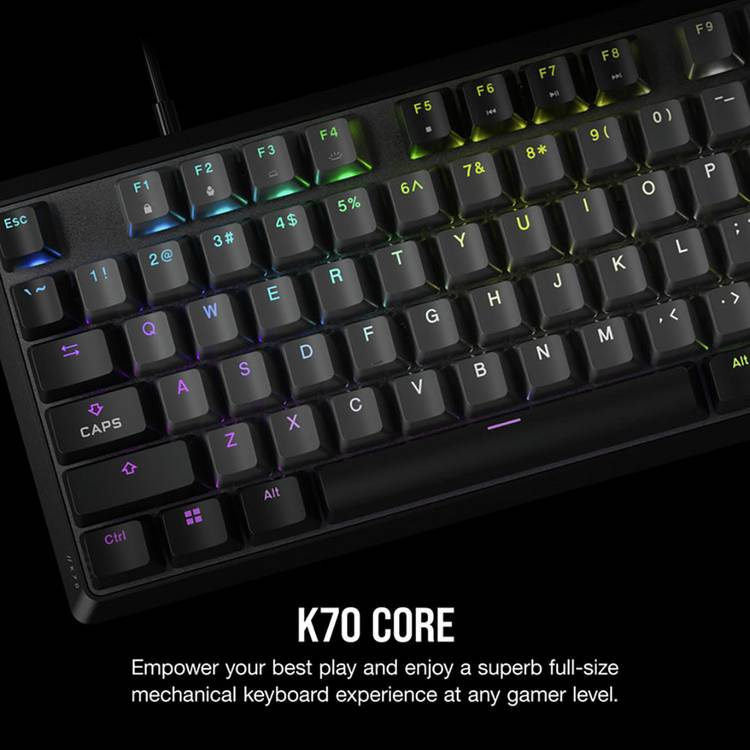 Corsair K70 CORE wired gaming keyboard, UK version