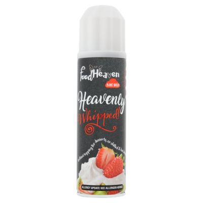 Food Heaven Heavenly Whipped vegan cream topping 200ml - British product