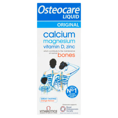 Vitabiotics original orange flavour calcium supplement liquid 200ml (British brand)