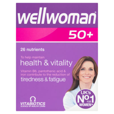 Vitabiotics 50+ multivitamin supplement 30 tablets (British brand)