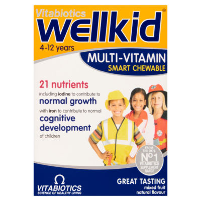 Vitabiotics Wellkid multi-vitamin tablets 30 pack (British brand)