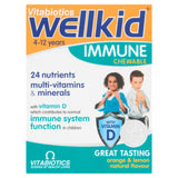 Vitabiotics children's immune support chewable tablets orange and lemon flavour 30 tablets (British brand)