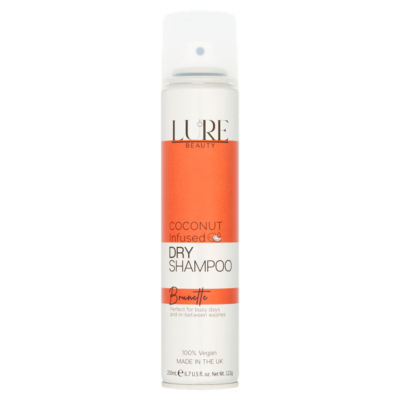 Lure Beauty dry shampoo brunette 200ml, UK version