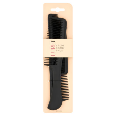 Lure Beauty value comb pack with four combs, UK version
