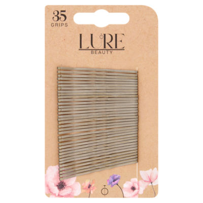 Lure Beauty 35 medium blonde hair grips, UK version