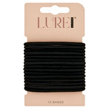 Lure Beauty 15 wide snagfree hair bands black, UK version