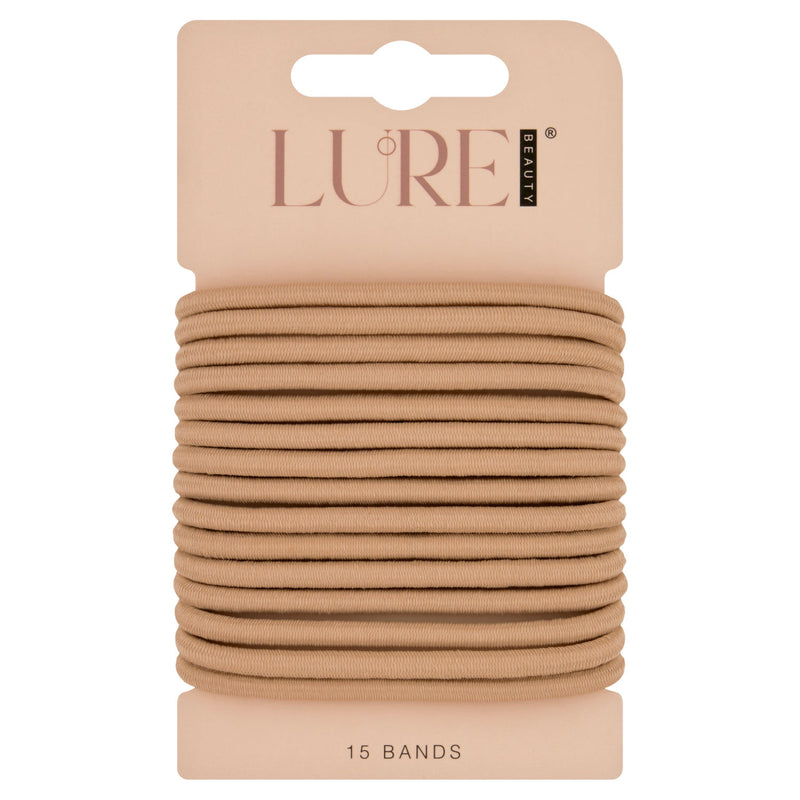Lure Beauty 15 wide snagfree hair bands blonde, UK version