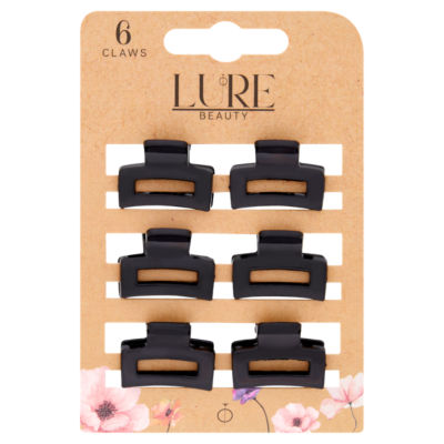 Lure Beauty small black hair claws, UK version