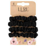 Lure Beauty mini scrunchies 4 pack, imported from the UK