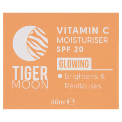 Tiger Moon Vitamin C SPF 20 Moisturiser 50ml (British brand)
