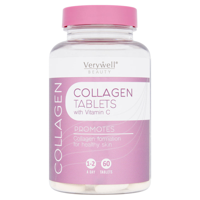 Verywell collagen tablets with Vitamin C 60 tablets (British brand)