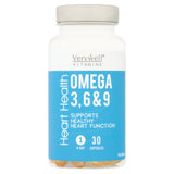 Verywell Heart Health Omega 3,6,9 supplement 30 capsules (British brand)