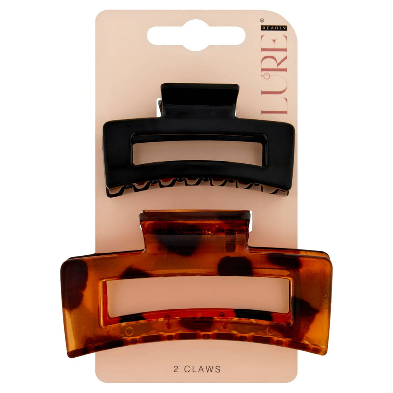Lure Beauty 2 Pack Square Claws press-on nails, imported from the UK