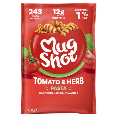 ASDA Mug Shot Tomato and Herb Pasta Shapes 64g- Buy online at McGrocer