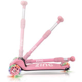 Zinc T-Motion foldable scooter pink - British product