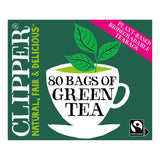 ASDA Clipper Fairtrade Pure Green Tea Bags 80 count- Buy online at McGrocer