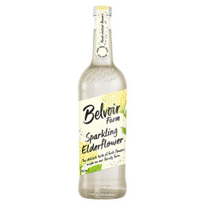 Belvoir sparkling elderflower drink 750ml - British product
