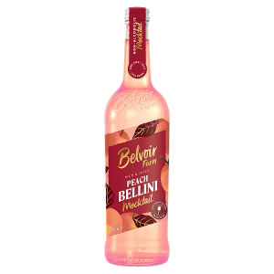 Belvoir Farm Peach Bellini mocktail 750ml (British brand)