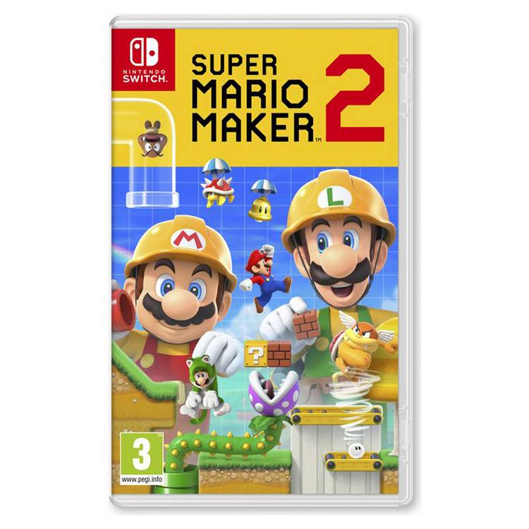 Nintendo Super Mario Maker 2 Switch game - British product