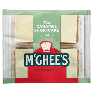 McGhee's white caramel shortcake biscuits 4-pack, UK version
