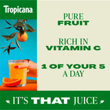 Tropicana orange juice with bits 900ml (British brand)