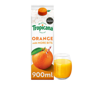 Extra Pulpy Orange Fruit Juice with Juicy Bits 900ml