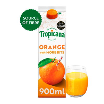 ASDA Extra Pulpy Orange Fruit Juice with Juicy Bits 900ml- Buy online at McGrocer