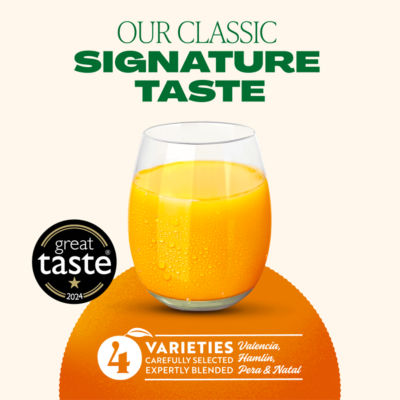 Tropicana extra pulpy orange juice with juicy bits 900ml (British brand)